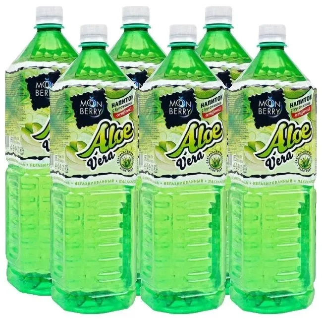 Напиток сокосодержащий ALOE VERA JUICE "Алоэ Вера" с кусочками алоэ 1.5 л