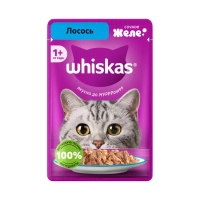 WHISKAS желе с лососем 75 г