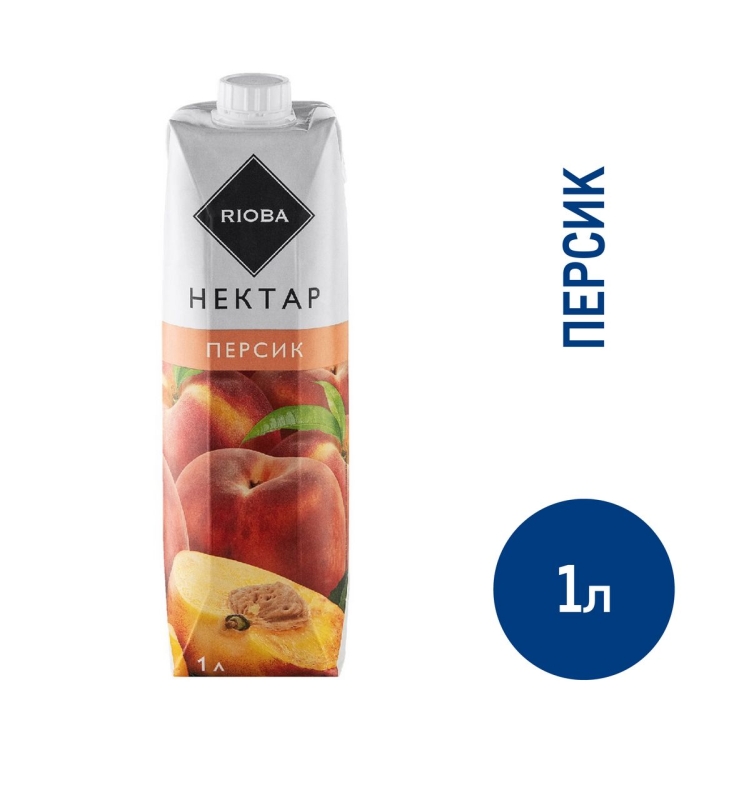 Нектар Rioba персик 1л