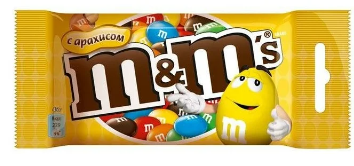 Драже M&MS шоколадное с арахисом 45 г