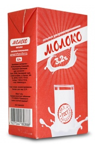 Молоко СЛАВЯНСКИЙ ультрапастеризованное 1 л 3,2%