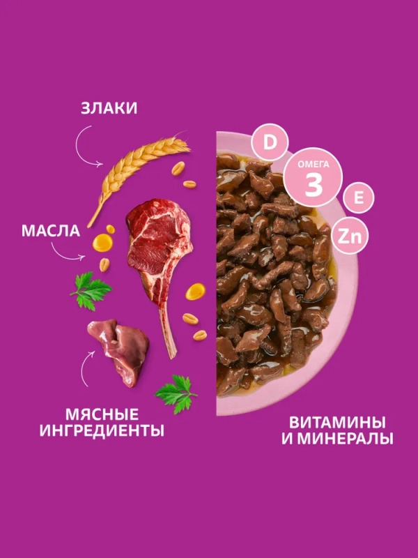 WHISKAS рагу с ягненком для котят 75 г WHISKAS рагу с ягненком для котят 75 г