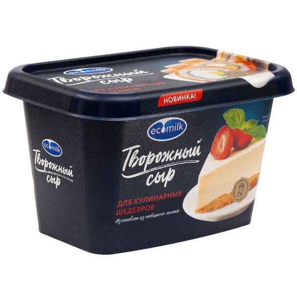 Сыр ЭКОМИЛК творожный 200 г 60%