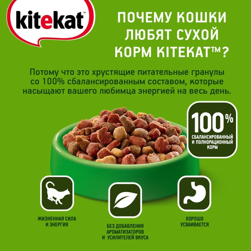 KITEKAT "Мясной пир" 350 г