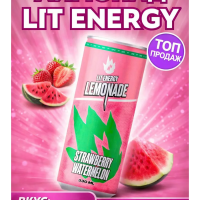 Напиток LIT ENERGY "Strawberry Watermelon" 0.33 л