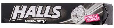 Карамель леденцовая HALLS "Ментол экстра" 25 г