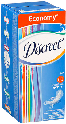 Прокладки ежедневные Discreet Air multiform уп.60