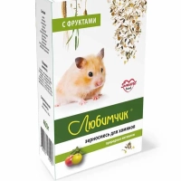 Зерносмесь ЛЮБИМЧИК с фруктами для хомяков 400 г