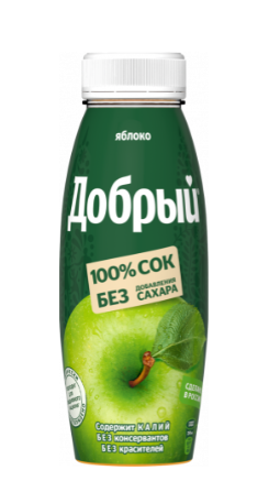 Сок ДОБРЫЙ яблоко 0.3 л