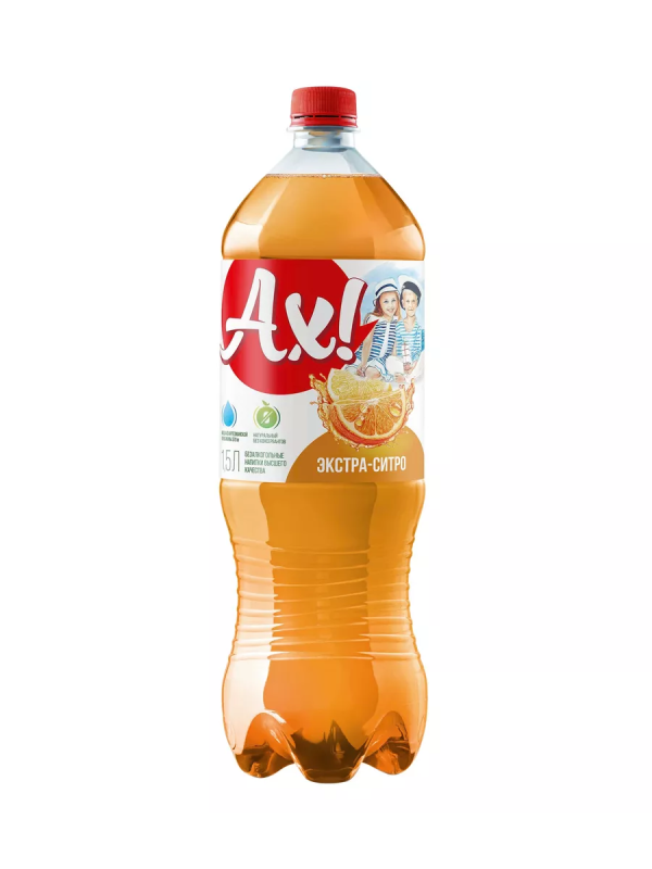 Ах Экстра ситро напиток сильногазированный 0.5 л ПЭТ