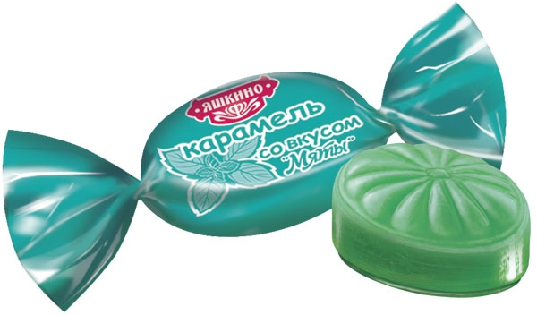 Карамель ЯШКИНО со вкусом мяты 500 г