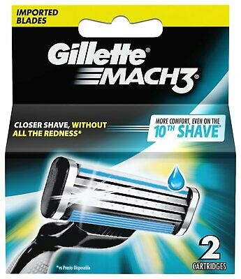 Кассета сменная Gillette Mach3 уп.2