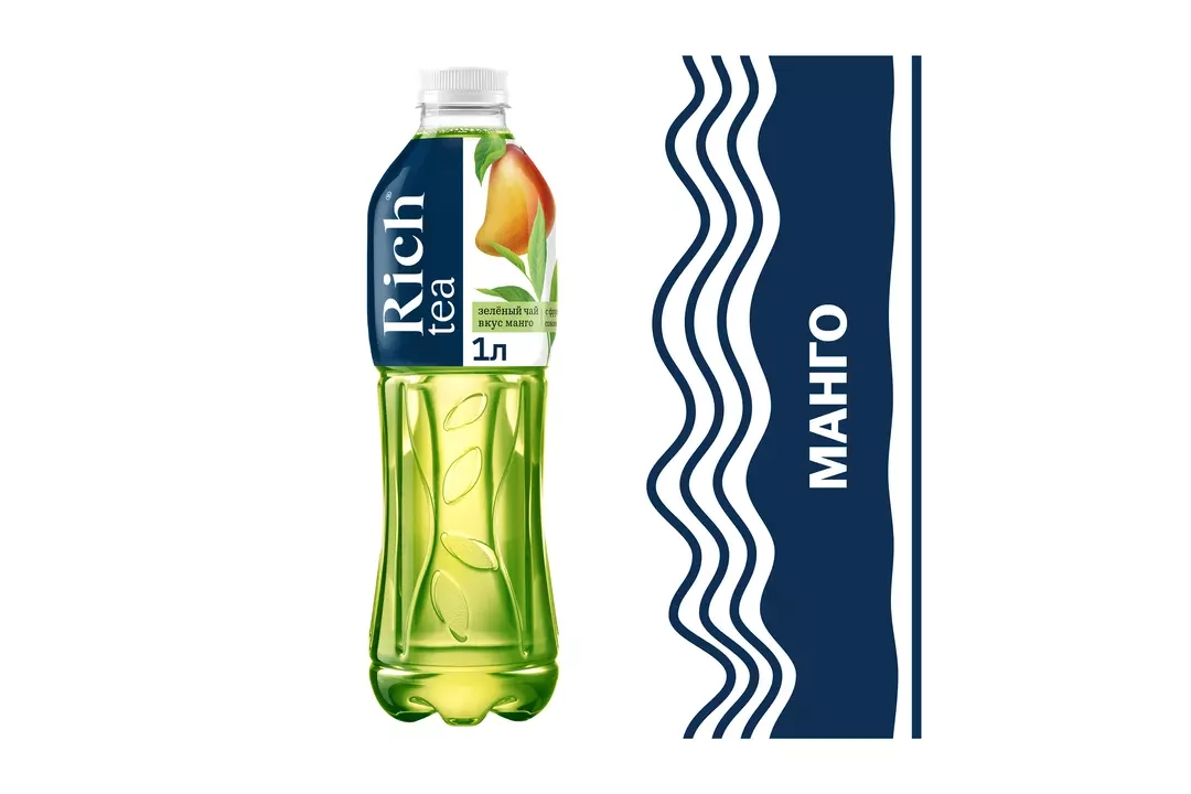 Холодный чай RICH зелёный  со вкусом манго 1 л