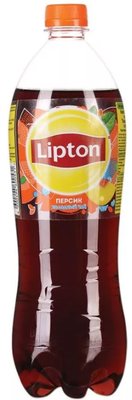 Холодный чай LIPTON чёрный персик 1 л