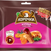 Сухарики ТРИ КОРОЧКИ ржаные курица с соусом терияки 60 г