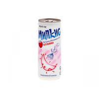 Напиток МИЛКИС клубника газированный 0.25 л