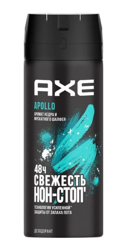 Дезодорант-антиперспирант AXE "Apollo" спрей 150 мл