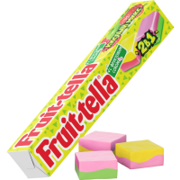 Конфеты FRUITTELLA "Кислый микс" 2 в 1 яблоко-клубника-лимон-малина  жевательные 41 г