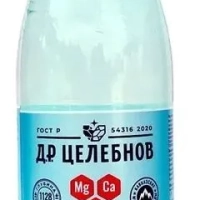 Д.Р. ЦЕЛЕБНОВ Вода минеральная природная лечебно-столовая питьевая "Д.Р. ЦЕЛЕБНОВ"1,5л газированная