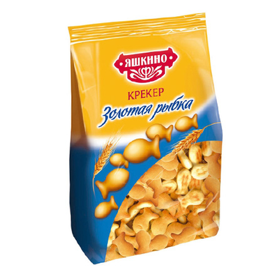 Крекер ЯШКИНО "Золотая рыбка" 180 г