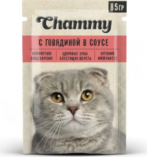CHAMMY с говядиной в соусе 85 г CHAMMY с говядиной в соусе 85 г