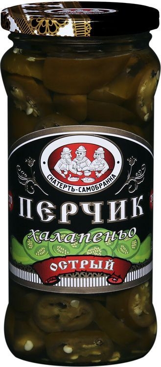 Перец СКАТЕРТЬ-САМОБРАНКА "Халапеньо" резаный острый 370 мл