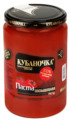 Паста томатная КУБАНОЧКА 750 г