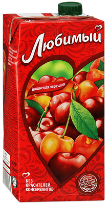 Напиток сокосодержащий ЛЮБИМЫЙ "Вишневая черешня" 0.95 л