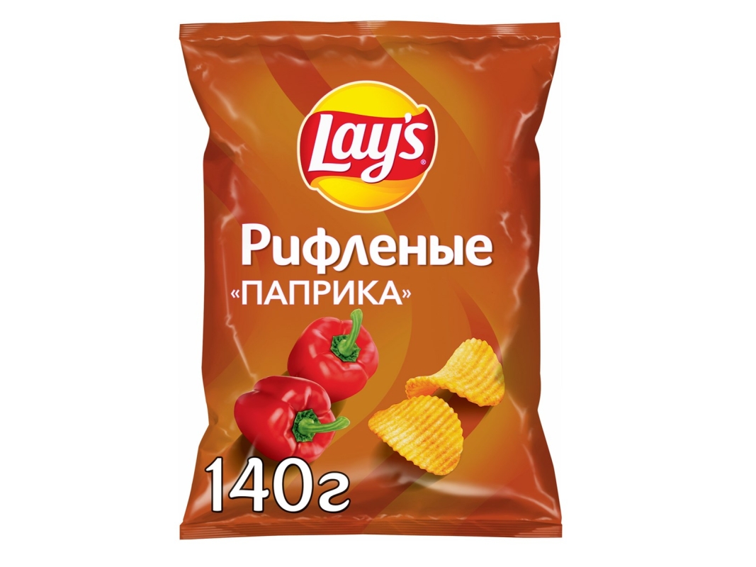 Чипсы LAYS рифленые паприка 140 г Чипсы LAYS рифленые паприка 140 г