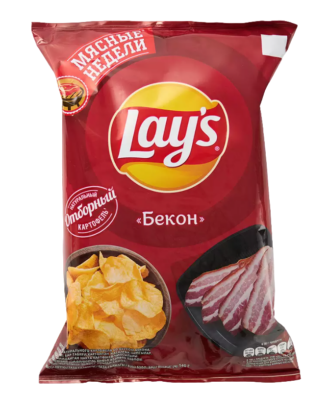 Чипсы LAY'S бекон 140 г