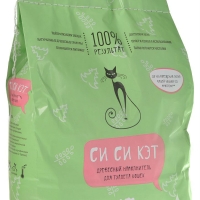 Наполнитель для туалета СИ СИ КЭТ древесный 8 л