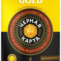 Кофе растворимый ЧЕРНАЯ КАРТА Gold 130 г
