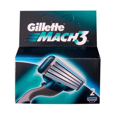 Кассета сменная Gillette Mach3 уп.2
