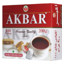 Чай черный AKBAR "Красно-белая серия" 100х2г