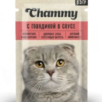 CHAMMY с говядиной в соусе 85 г