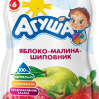 Агуша Пюре яблоко-малина-шиповник 6+ мес. уп. 90 г