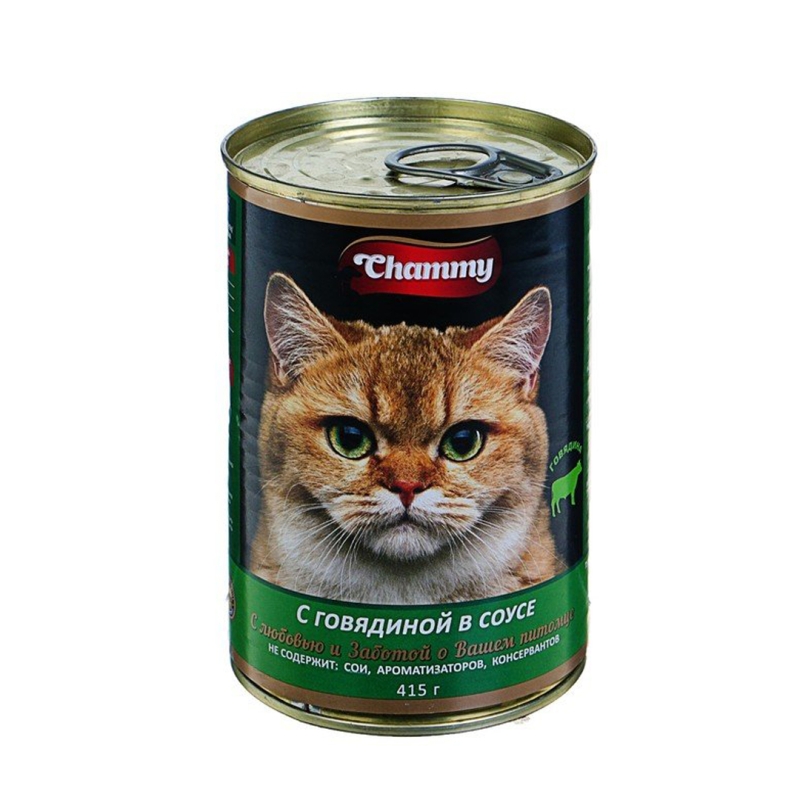 CHAMMY с говядиной в соусе 415 г CHAMMY с говядиной в соусе 415 г