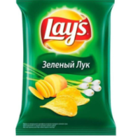 Чипсы LAYS "Зеленый лук" картофельные 140 г