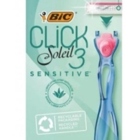Станок для бритья BIC "Soleil 3 Sensetive" с тремя лезвиями + 2 кассеты