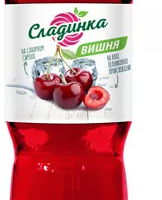 Напиток СЛАДИНКА "Вишня" сильногазированный 1.25 л
