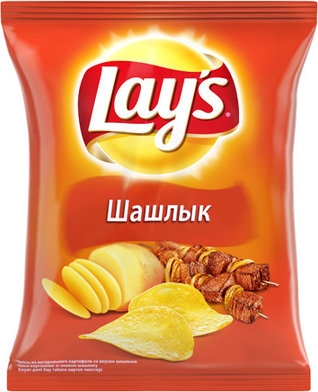 Чипсы LAYS шашлык 150 г