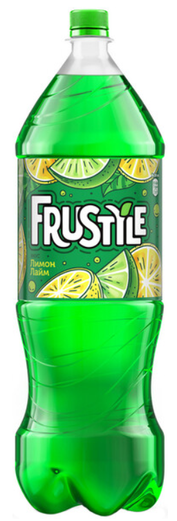 Напиток FRUSTYLE "Лимон-лайм" сильногазированный 1.5 л