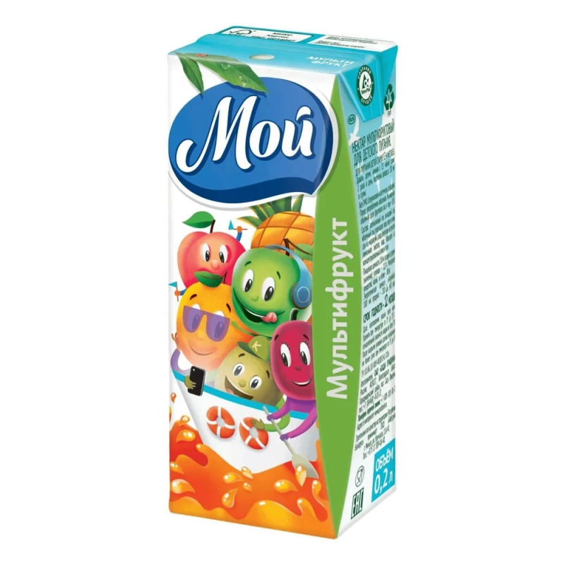 Нектар МОЙ мультифрукт 0.2 л Нектар МОЙ мультифрукт 0.2 л