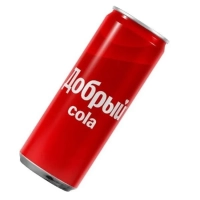 Напиток ДОБРЫЙ "Кола" сильногазированный 0.33 л ж/б