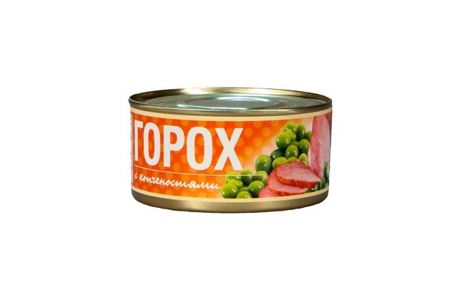 Горох РУЗКОМ с копченостями 325 г