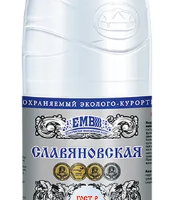 Вода минеральная ЕМВ+ "Славяновская" лечебно-столовая газированная 1.45 л