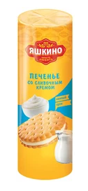 Печенье ЯШКИНО затяжное со сливочным кремом 190 г