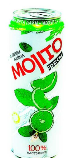 Напиток Мохито Фреш  с соком лайма газированный 0,45л ж/б