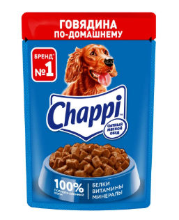 CHAPPI "Сытный мясной обед" говядина по-домашнему 85 г