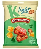 Сухарики КИРИЕШКИ "Light" семга с сыром 33 г